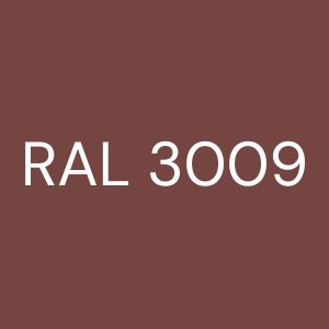 RAL 3009 - Červená - farba tiež známa ako Oxide Red - Hrdzavá červená - Červenohnedá