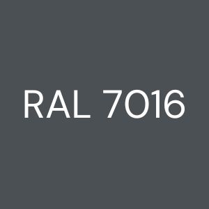 RAL 7016 Antracitová - farba známa tiež ako Anthracite grey - Antracitová šedá