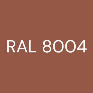 RAL 8004 - Tehlová, farba tiež známa ako Copper brown - Medená hnedá - Tehlovočervená)