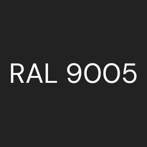RAL 9005 čierna - Jet black