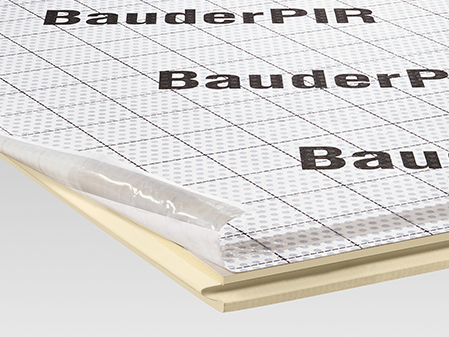 BauderPIR AZS doplnkové tepelnoizolačné PIR dosky pre šikmé strechy