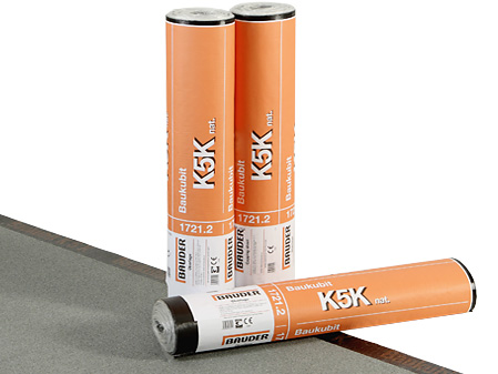 Bauder K5K elastomérový asfaltový pás pre ploché strechy - vrchná vrstva
