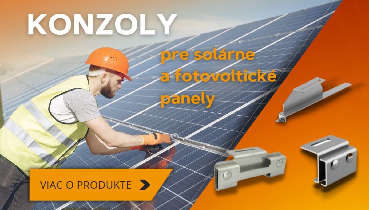 Strešné konzoly pre solárne a fotovoltické panely