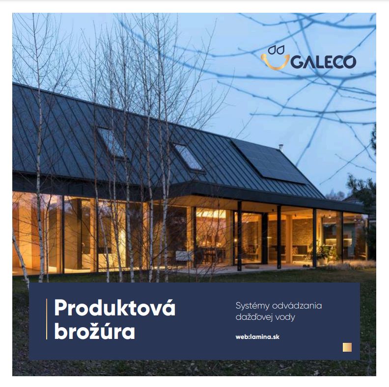 Produktová brožúra Galeco - odkaz na stiahnutie katalógu